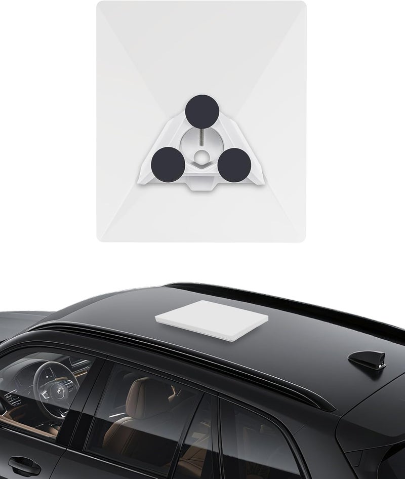 Foboull Starlink Mini Adapter Magnetic Kit - 36kg Strong Pull Force, 6mm Ultra-Thin, 3 Magnetic Arrays for Car/RV/Truck/Boat Roof, Anti-Scratch Rubber Coated - Image 1